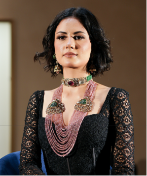 The Jewel of the Dynasty, a stunning Mirwah masterpiece with Polki & rubies.