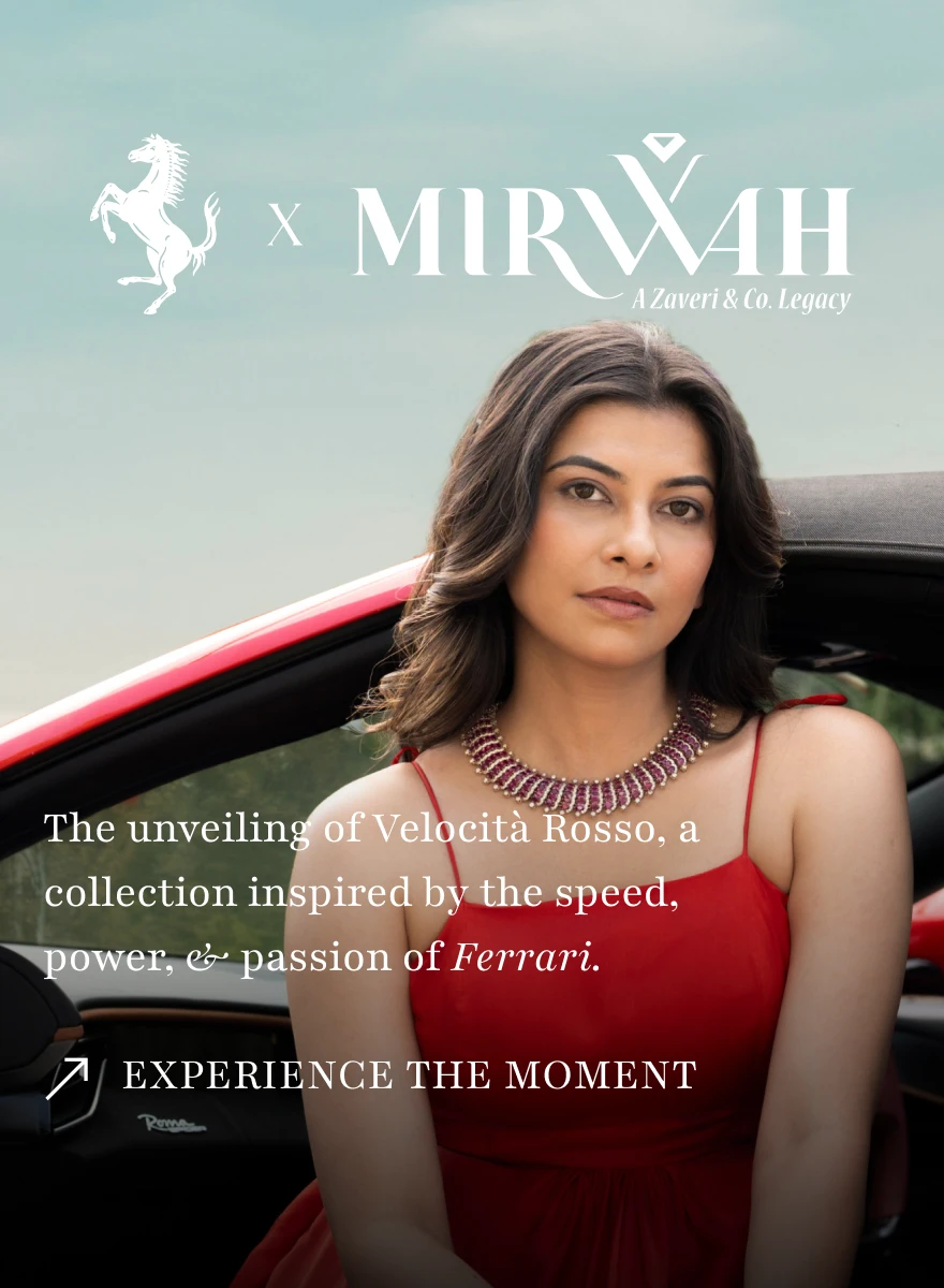 Mirwah presents Velocità Rosso, a collection inspired by Ferrari’s Italian craftsmanship.